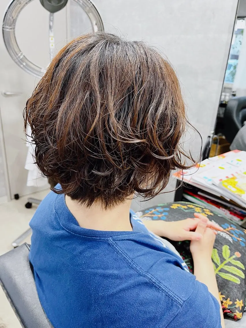 パーマ ヤマモト ヒロミのヘアスタイル