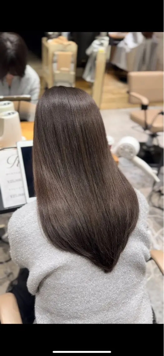 カラー 銀座/レイヤー 顔周りカット溝手優太のヘアスタイル
