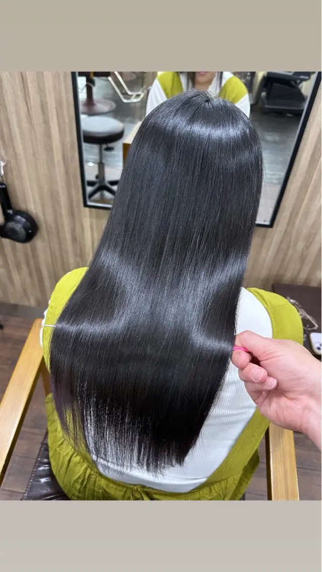 ロング 髪質改善 韓国レイヤーカット KOUKIのヘアスタイル