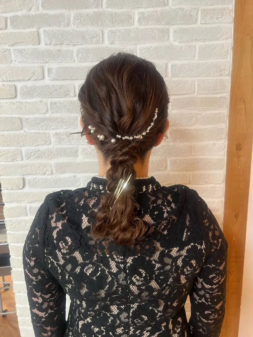 セミロング ヘアアレンジ Topstylist YUKIのヘアスタイル