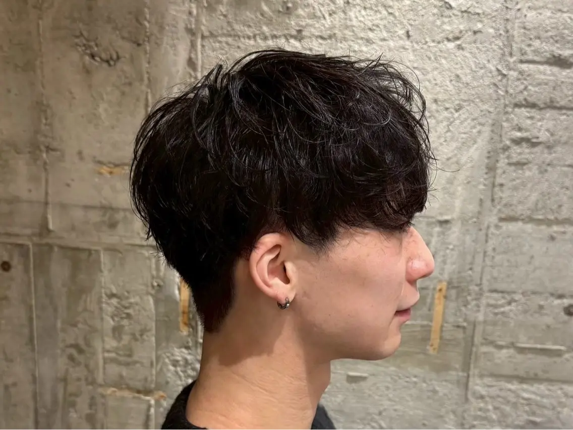 ショート パーマ メンズ 朝ラクパーマ 【SENA】のヘアスタイル