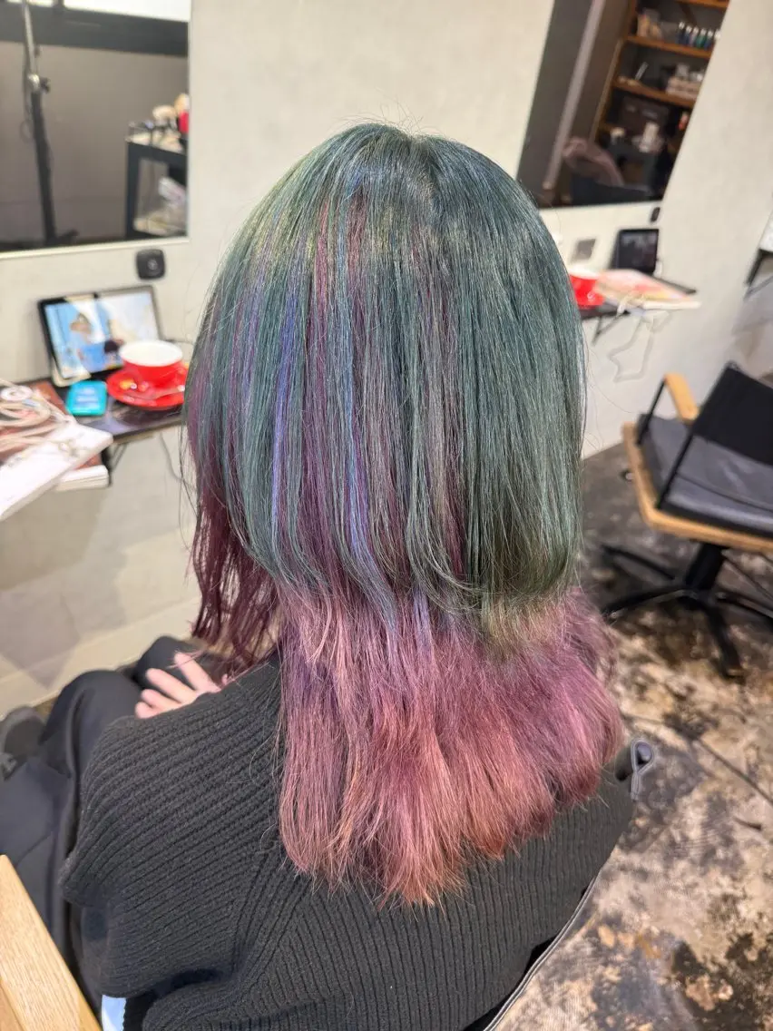 セミロング カラー カット ヘアカラー トリートメント 透明感カラー/パーマ 🌀アオノのヘアスタイル