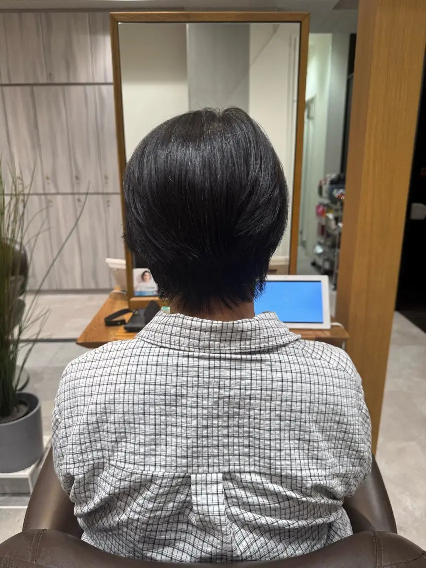 ショート ミセス ショートヘア たまプラーザ しもやまのヘアスタイル