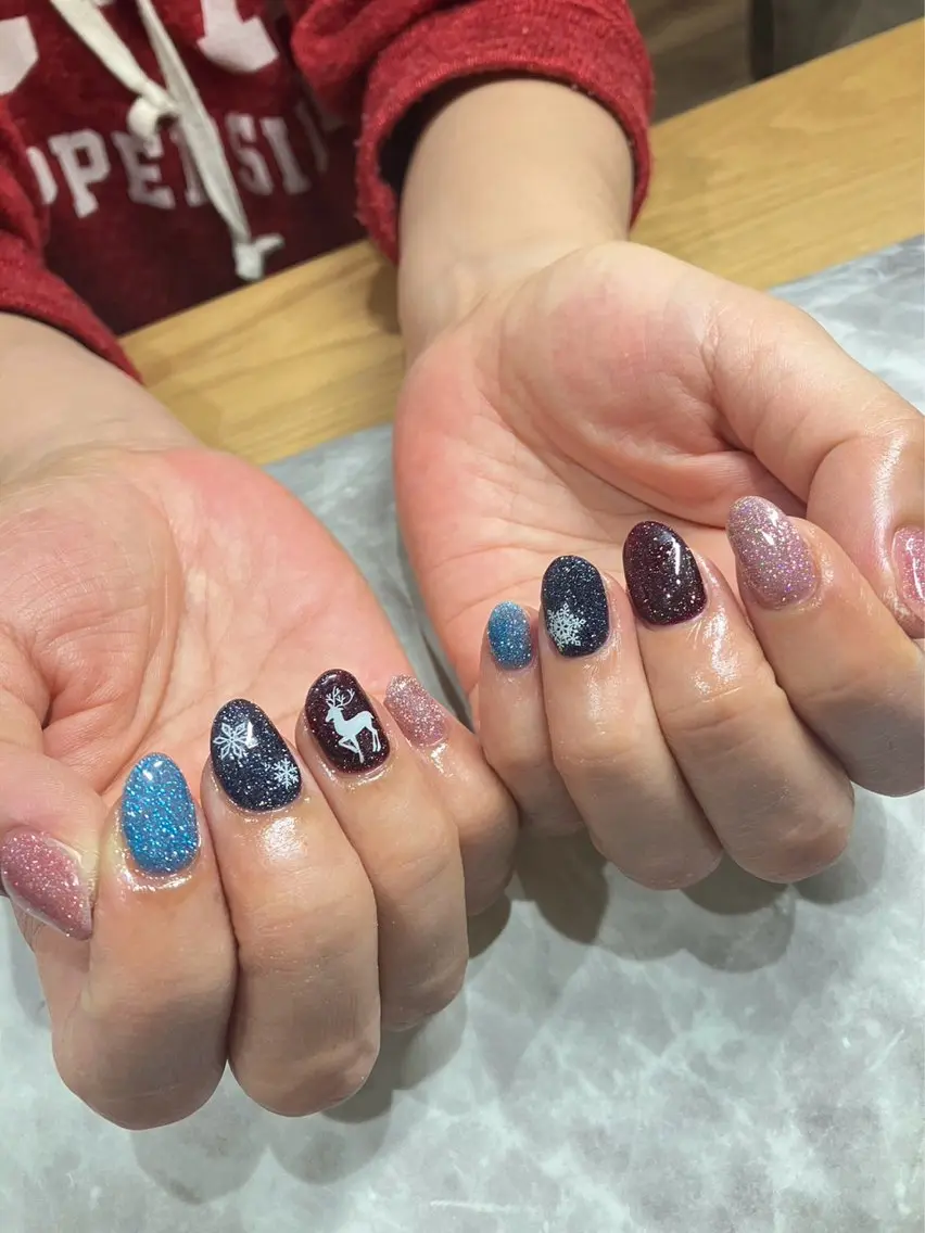 ネイル ハンドネイル 長谷川 奈緒美のネイルデザイン