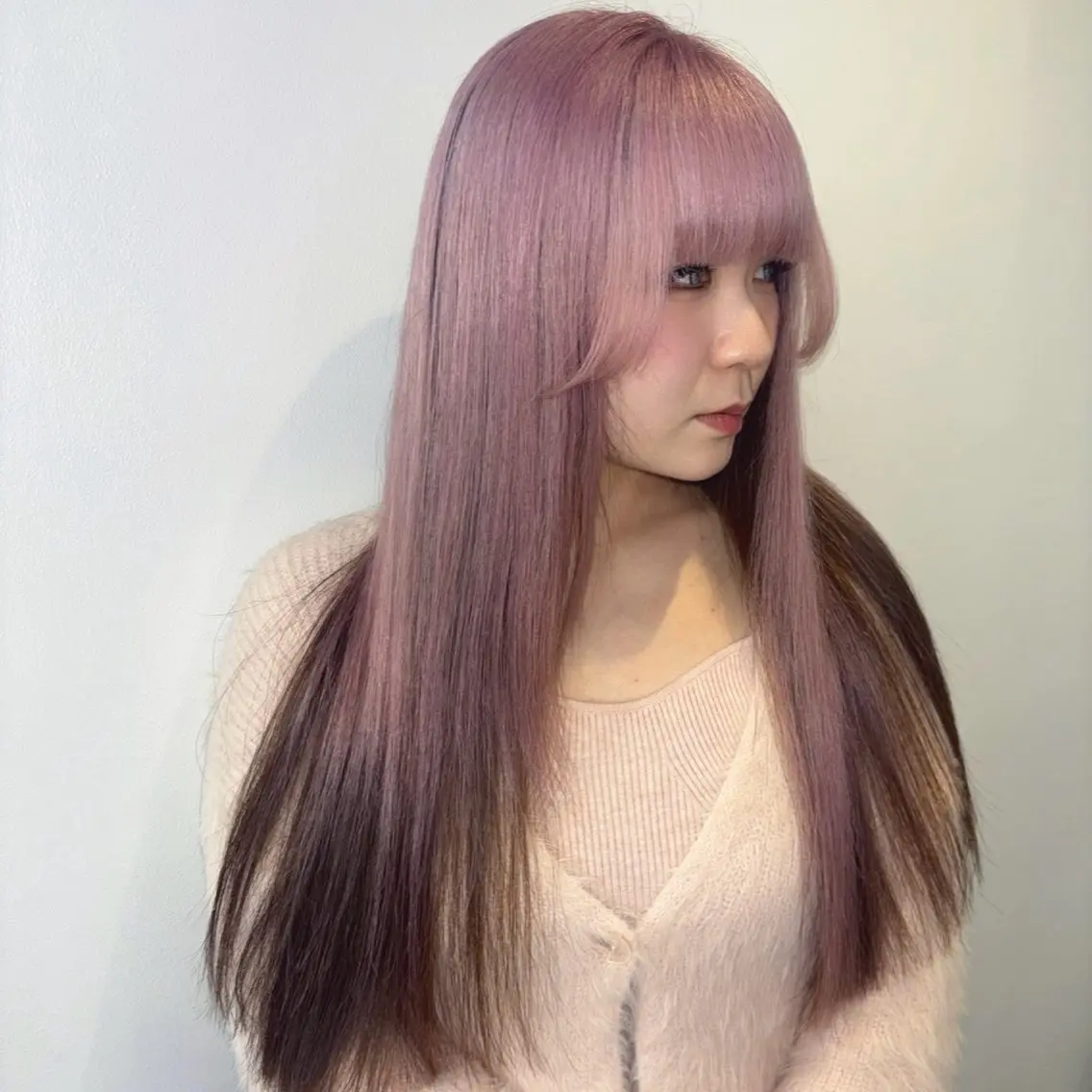 ロング カラー ヘアカラー Ren. 🦋デザインカラーのヘアスタイル