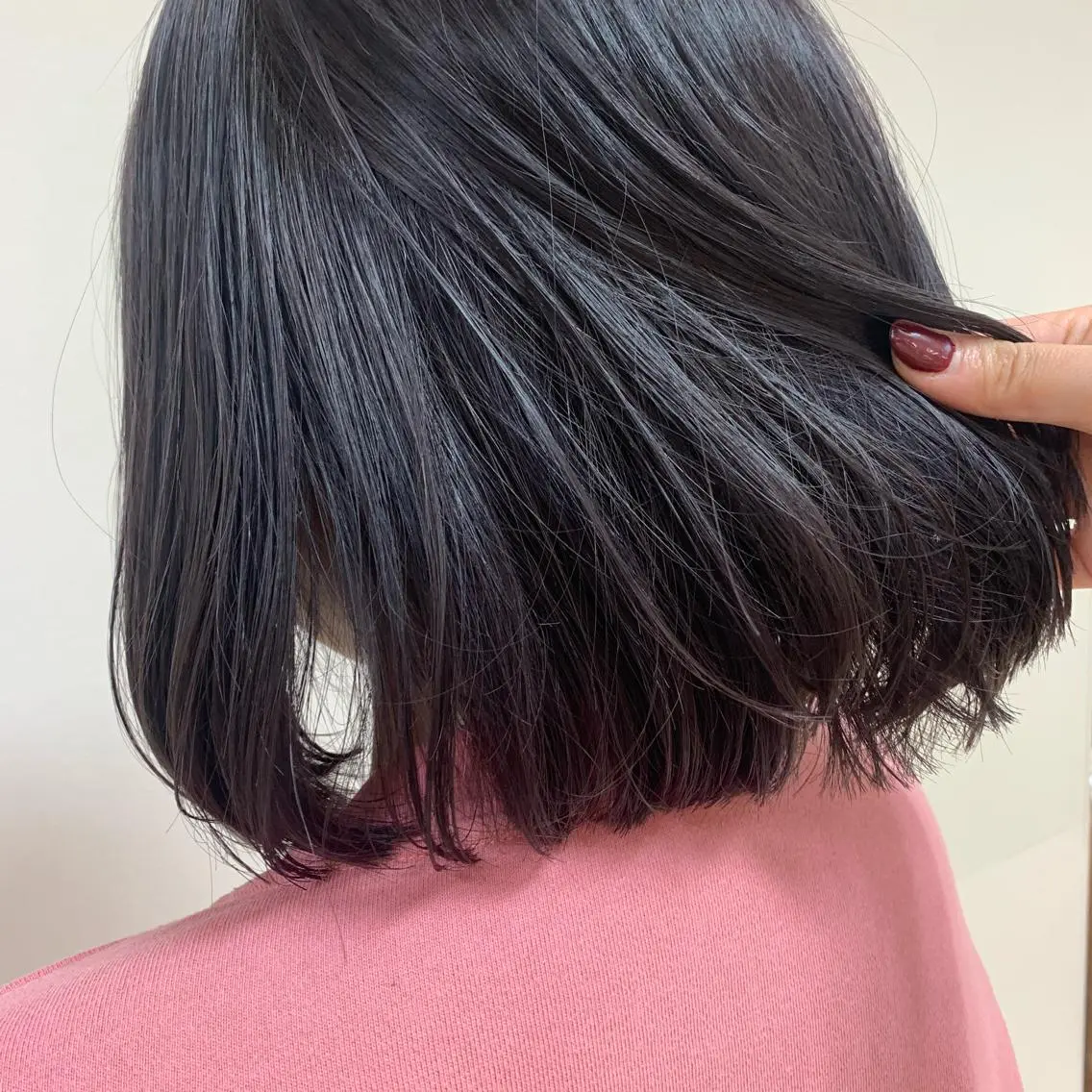 ミディアム カラー ヘアアレンジ ヘアカラー トリートメント 【Sweep】おじま のぞみのヘアスタイル