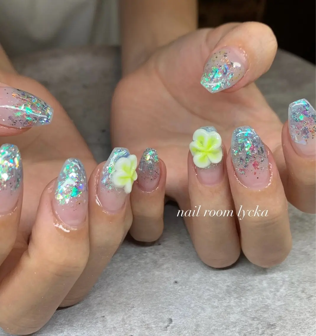 ネイル ネイルルームリッカ 𝐦𝐚𝐲𝐮のネイルデザイン