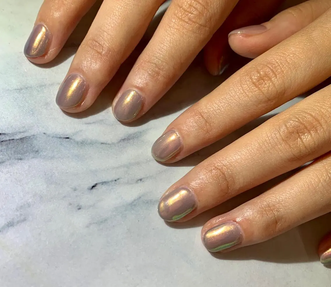 ネイル オーロラネイル Lino+ ネイル&よもぎ蒸しのネイルデザイン