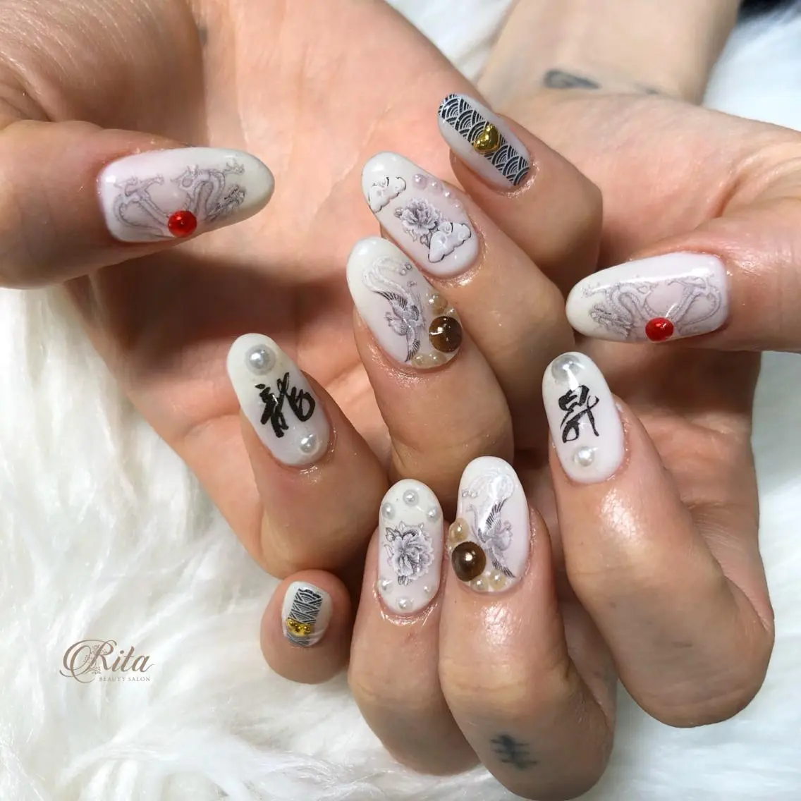 ネイル 持ち込み salon de fika【中崎町】のネイルデザイン