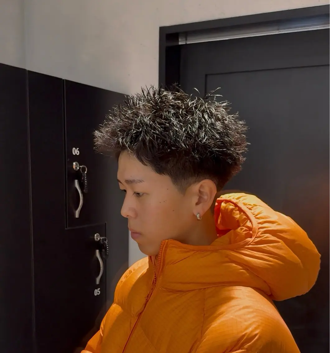 【🔥新規限定🔥】メンズカット+スパイキーパーマの写真