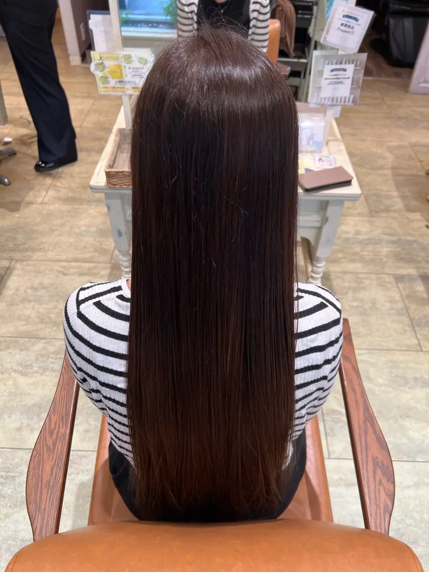 ロング カラー ベージュカラー ブラウンカラー ロング ヘアカラー カラーモデル募集中✨ MIKUのヘアスタイル