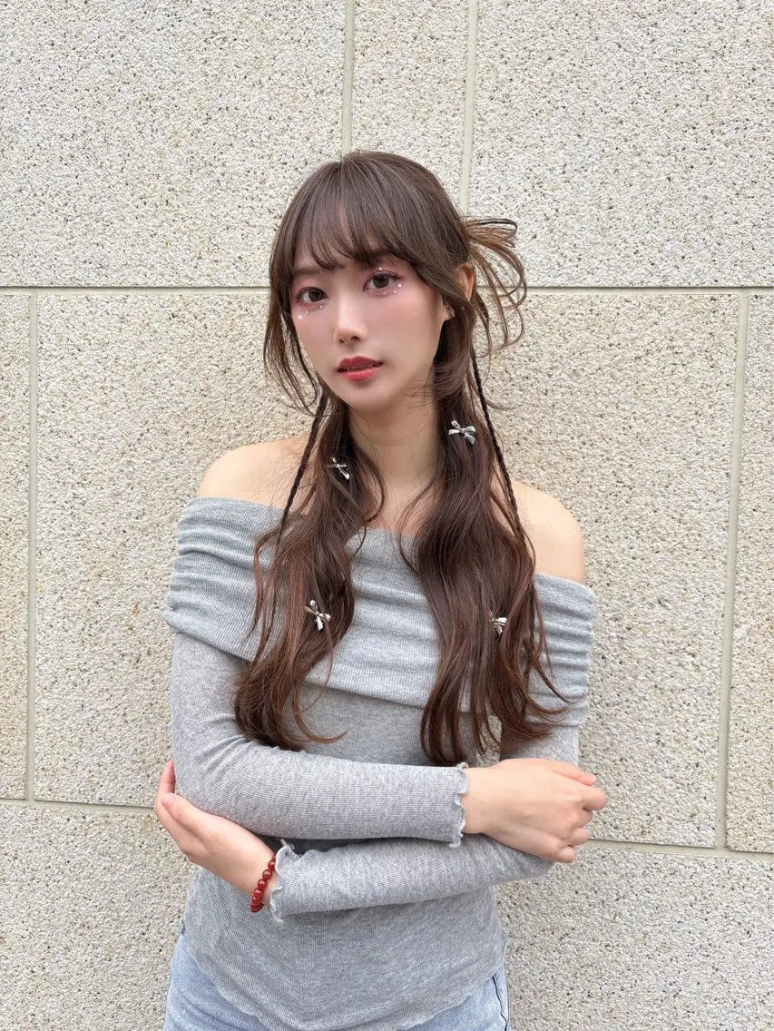【時短&印象up!】ヘアセット+ポイントメイク¥8800→¥6600⚠️カチモリヘア＋1000円の写真