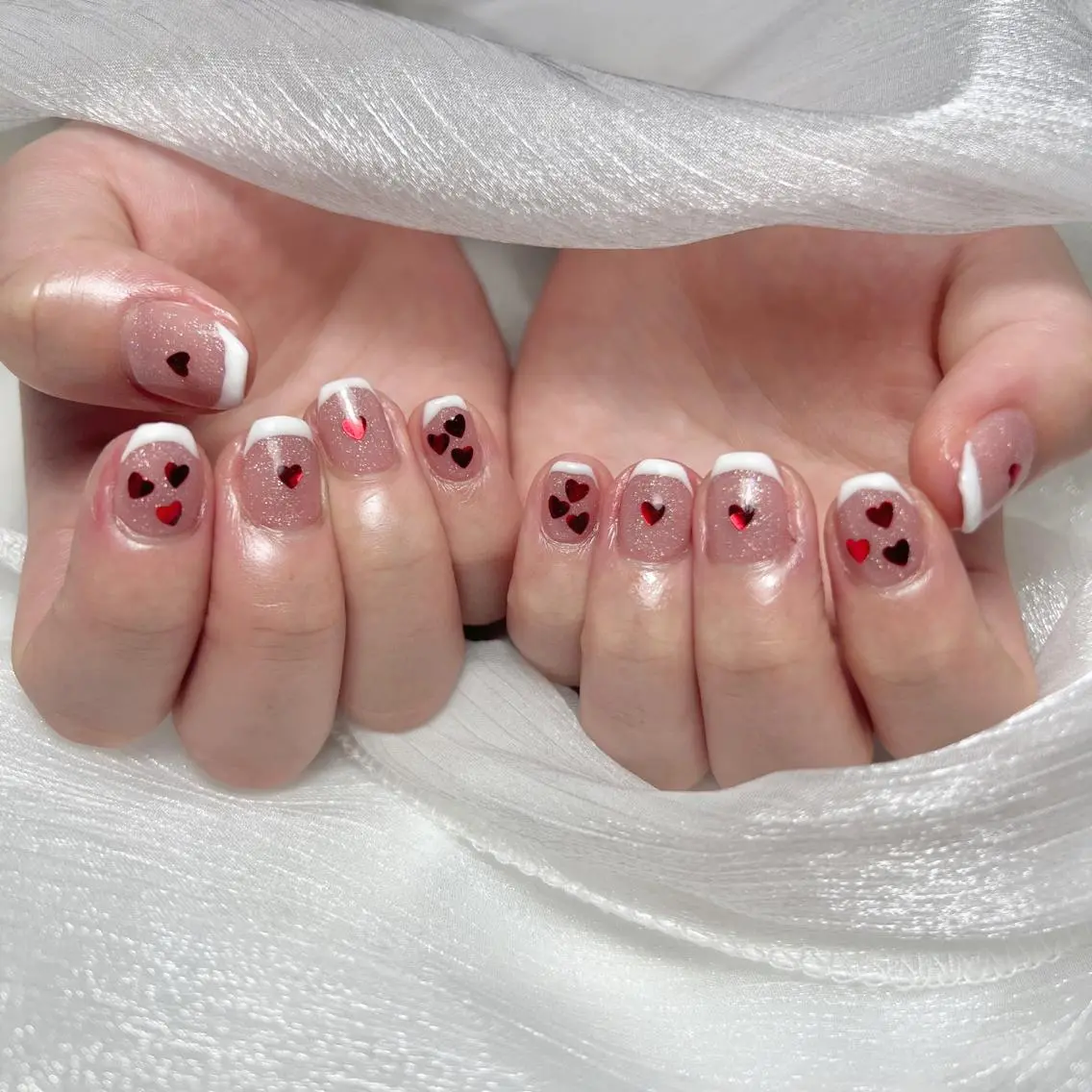 【Hand】オフ有り‼️💕持ち込みデザイン💞アート10本やり放題5500の写真