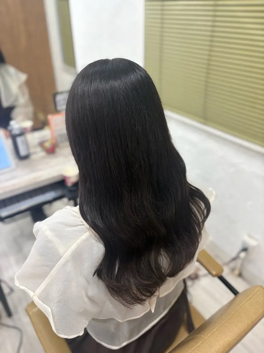 ロング カラー カット ヘアカラー トリートメント 暖色系カラー/ピンク Ririi🎀のヘアスタイル