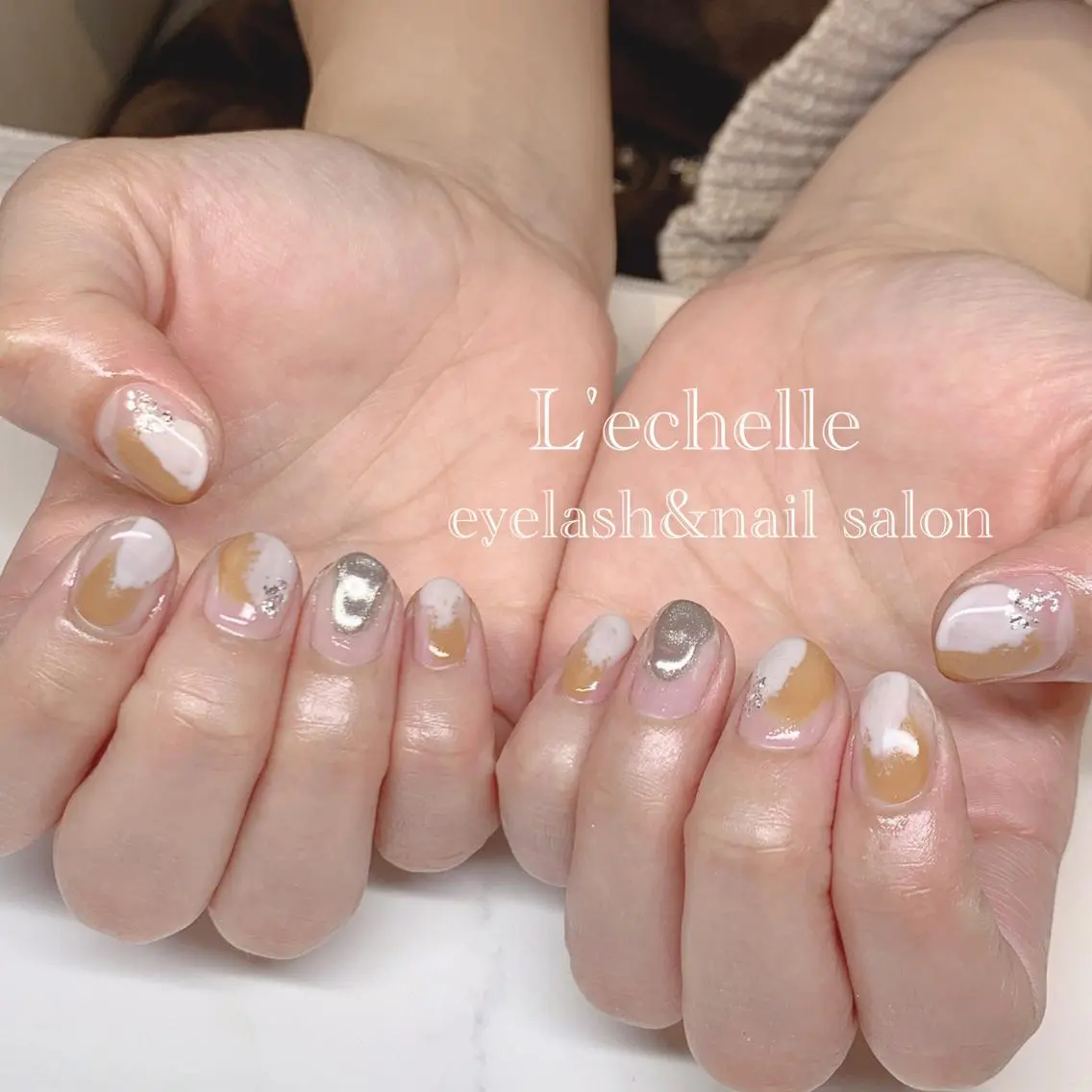ショート .. momoko🕊のネイルデザイン