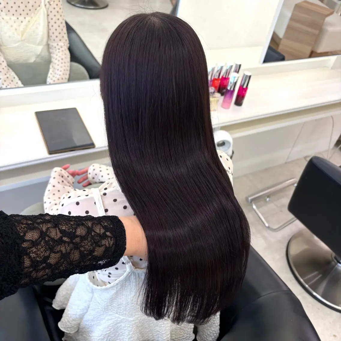 ロング カラー ヘアカラー ParveMix 楠本結菜💟のヘアスタイル