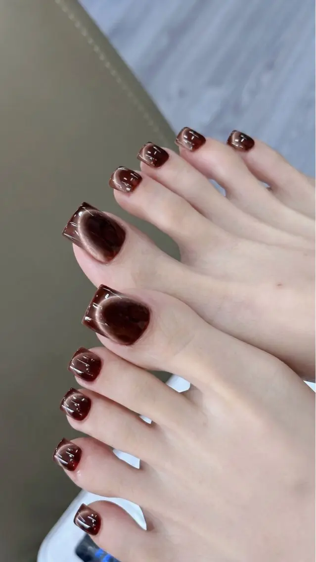 ネイル アートネイル チークネイル フレンチネイル ジェルネイル ガーリー フットネイル HAPPI NAIL 大国町のネイルデザイン