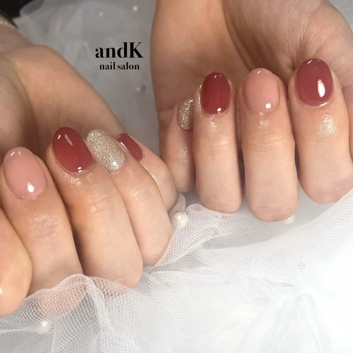 ネイル ワンカラーネイル andK nail salonのネイルデザイン