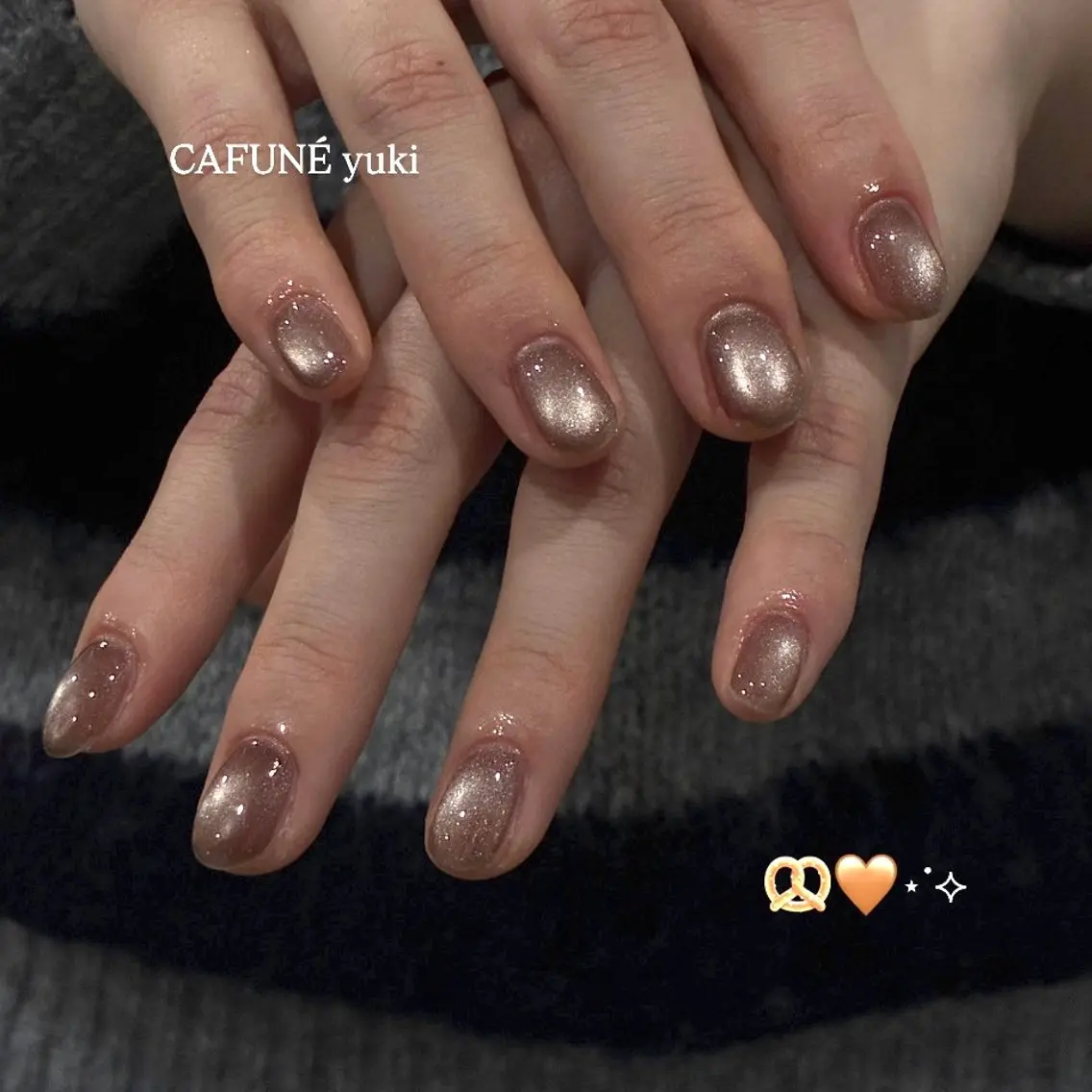 ネイル ハンドネイル 🎼CAFUNÉ_ TOKYO.•*¨のネイルデザイン