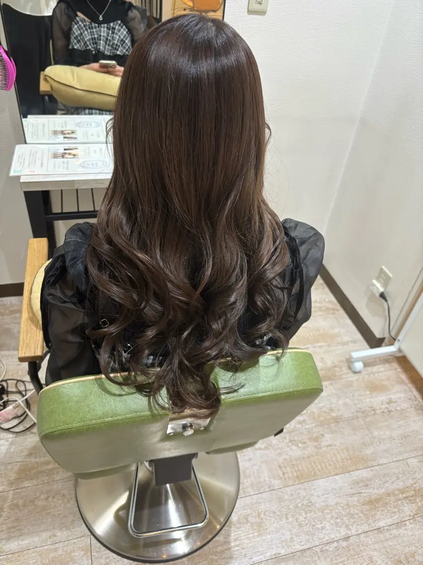 ロング トリートメント ヘアセット 顔周りだけで垢抜ける レイヤー/小池 祐のヘアスタイル