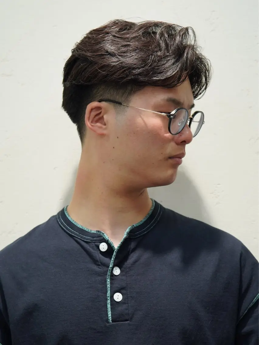 ショート パーマ メンズ カット パーマ トリートメント ヘアセット メンズパーマ特化 カバヤマ　リョウの眉毛・アイブロウイメージ