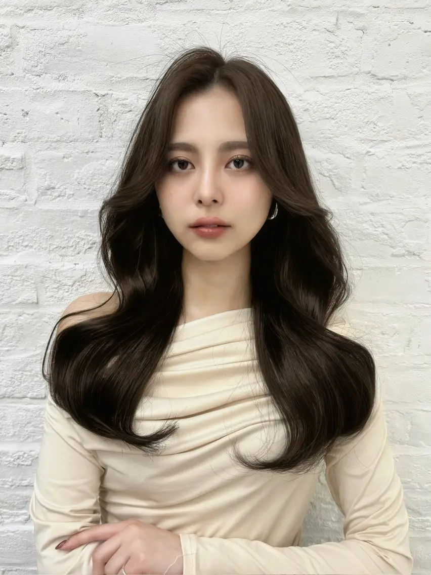 ロング なつき🎀韓国ヘア /透明感カラーのヘアスタイル