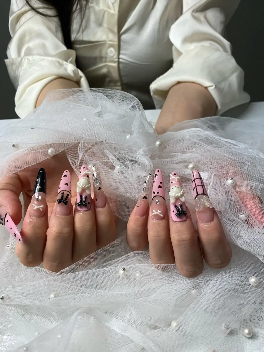ロング ハンドネイル G.A nailのネイルデザイン