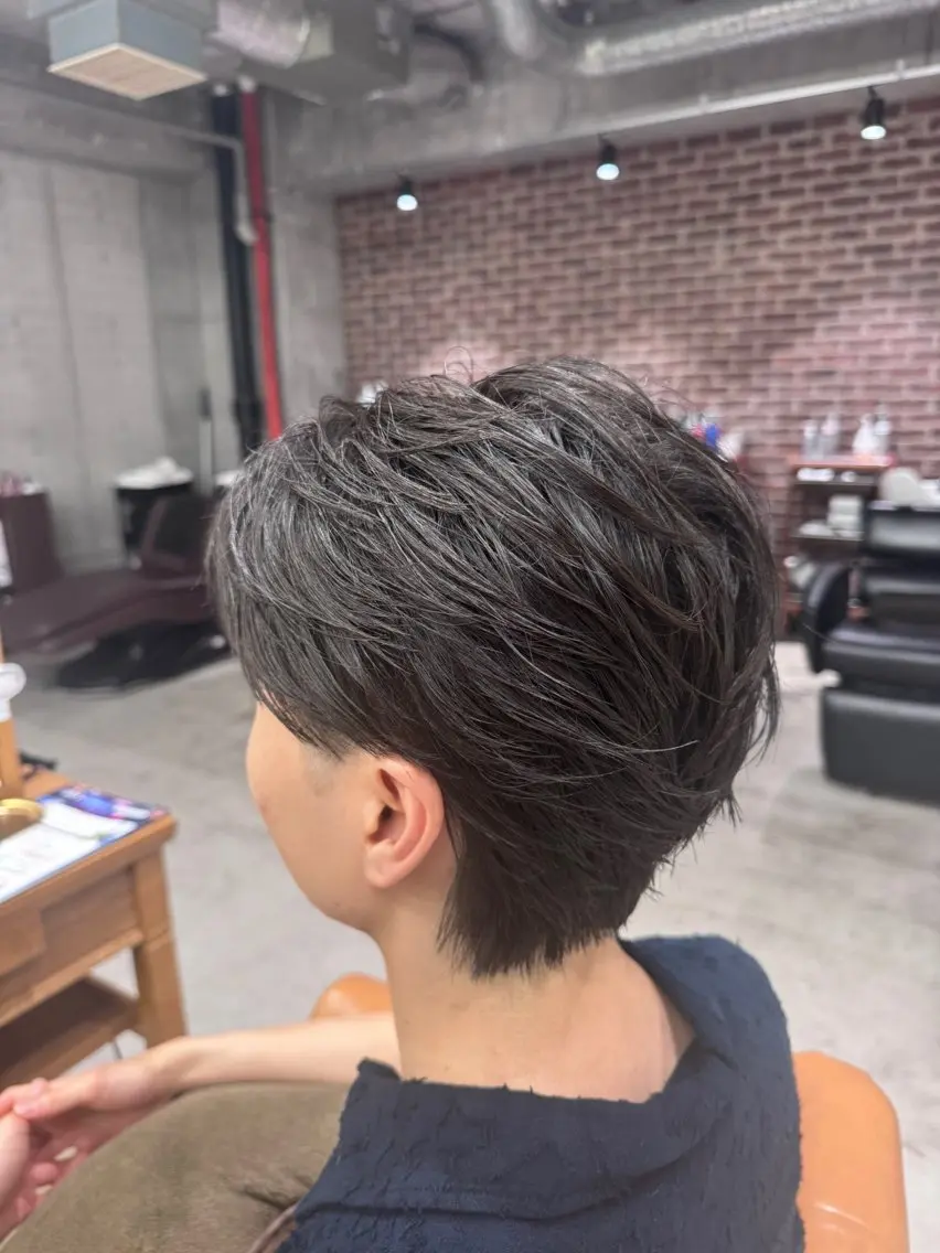 ミディアム カット ヘッドスパ tomoメンズ特化 /パーマ/カットのヘアスタイル
