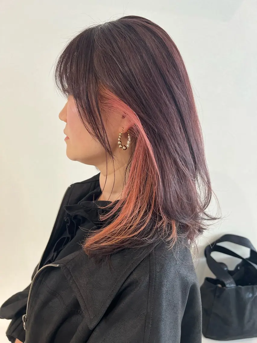 ミディアム 髪質改善 カット ヘアカラー トリートメント 乕谷 美潮のヘアスタイル