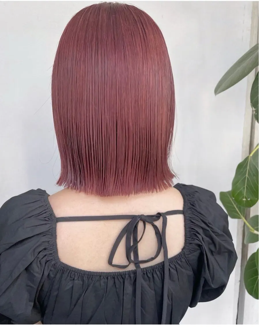 ショート 美髪矯正 透明感 カラー⭐️ユウキのヘアスタイル