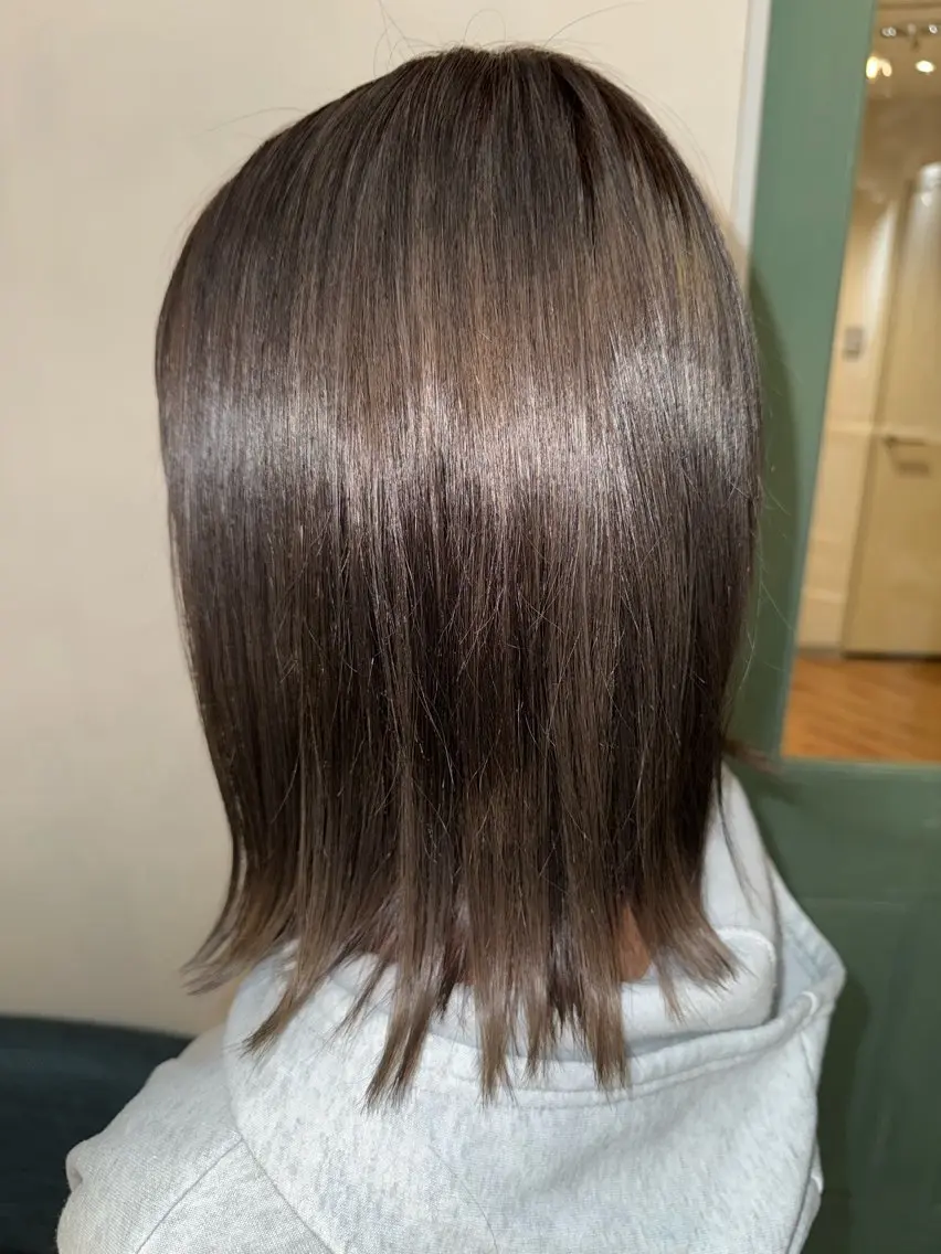 ミディアム カラー ヘアカラー soyon 心斎橋店のヘアスタイル