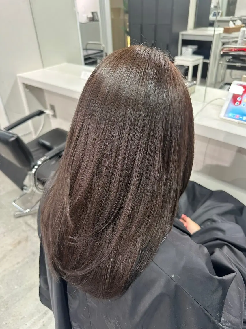 ミディアム ヘアカラー 渋谷/プルエクステ 🐈‍⬛🎀kisaのヘアスタイル
