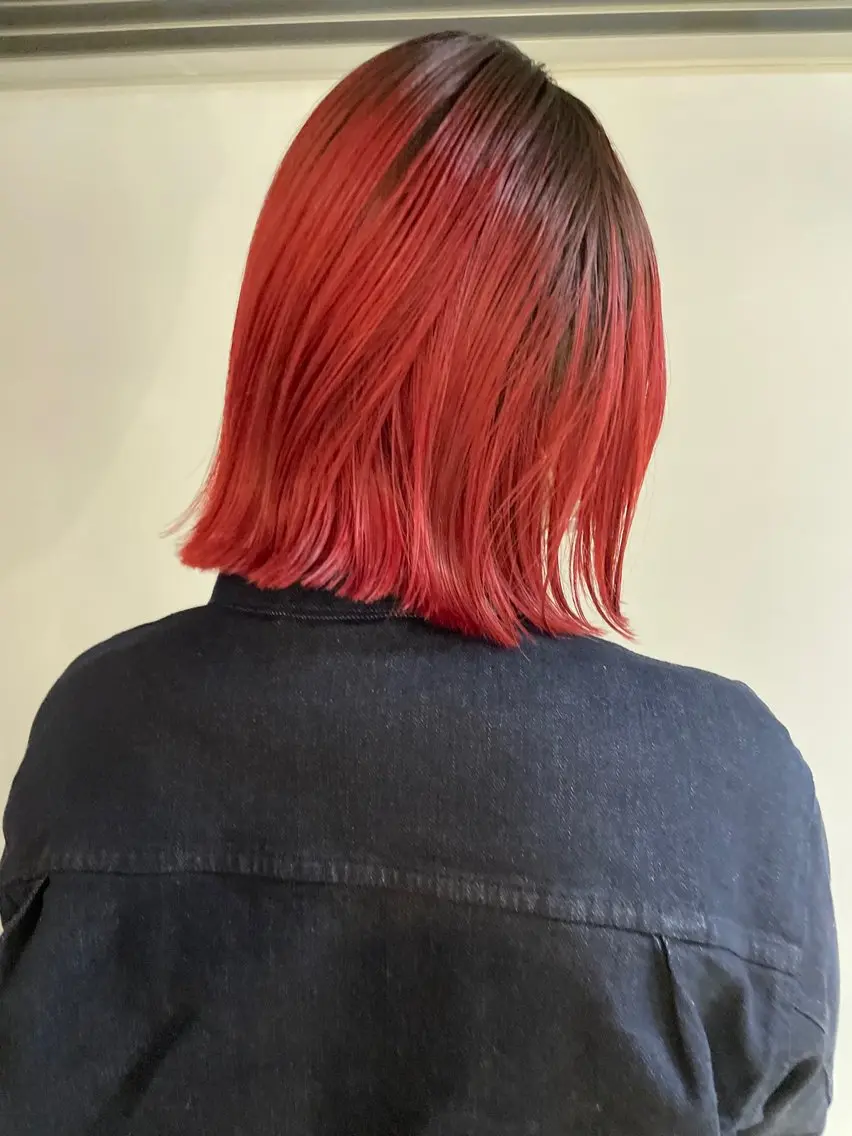 カラー かがやしづ ⭐️カラーモデルのヘアスタイル
