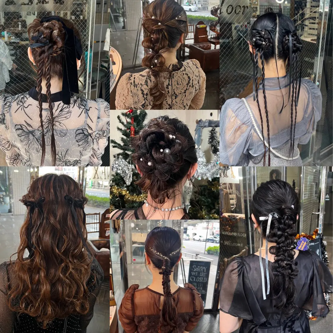ヘアアレンジ ヘアセット パーマ/レイヤー /ハイライト/AOIのヘアスタイル