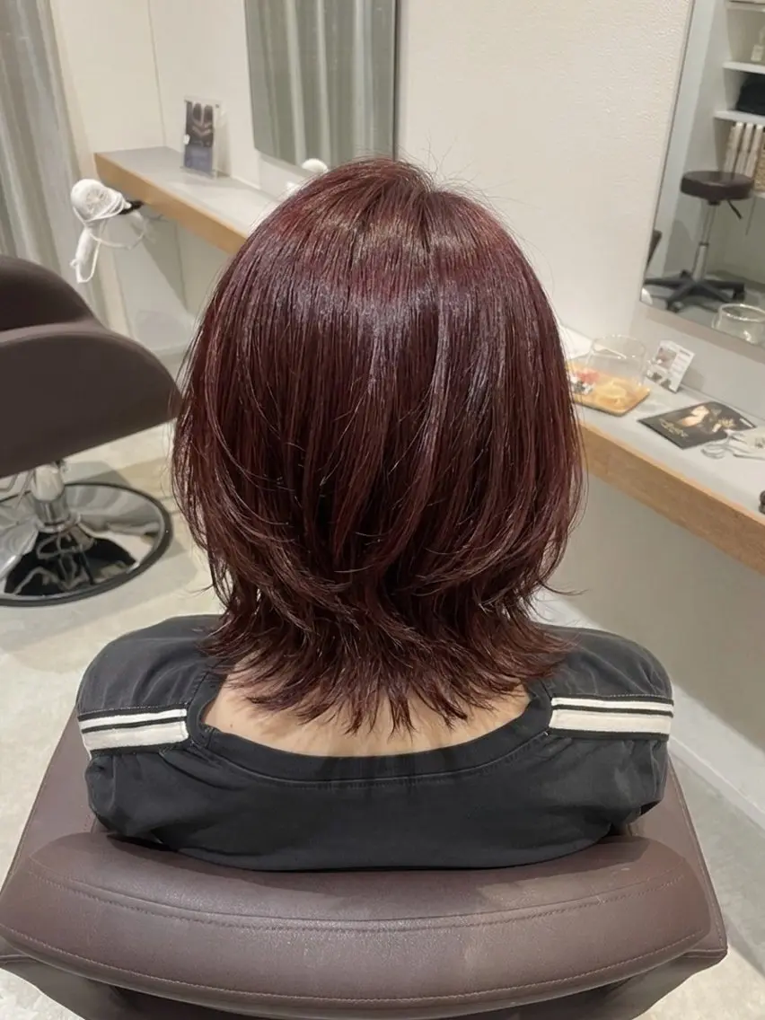 ショート カラー カット ヘアカラー ヘッドスパ 透明感カラー🦋艶髪 イヴカ💙のヘアスタイル