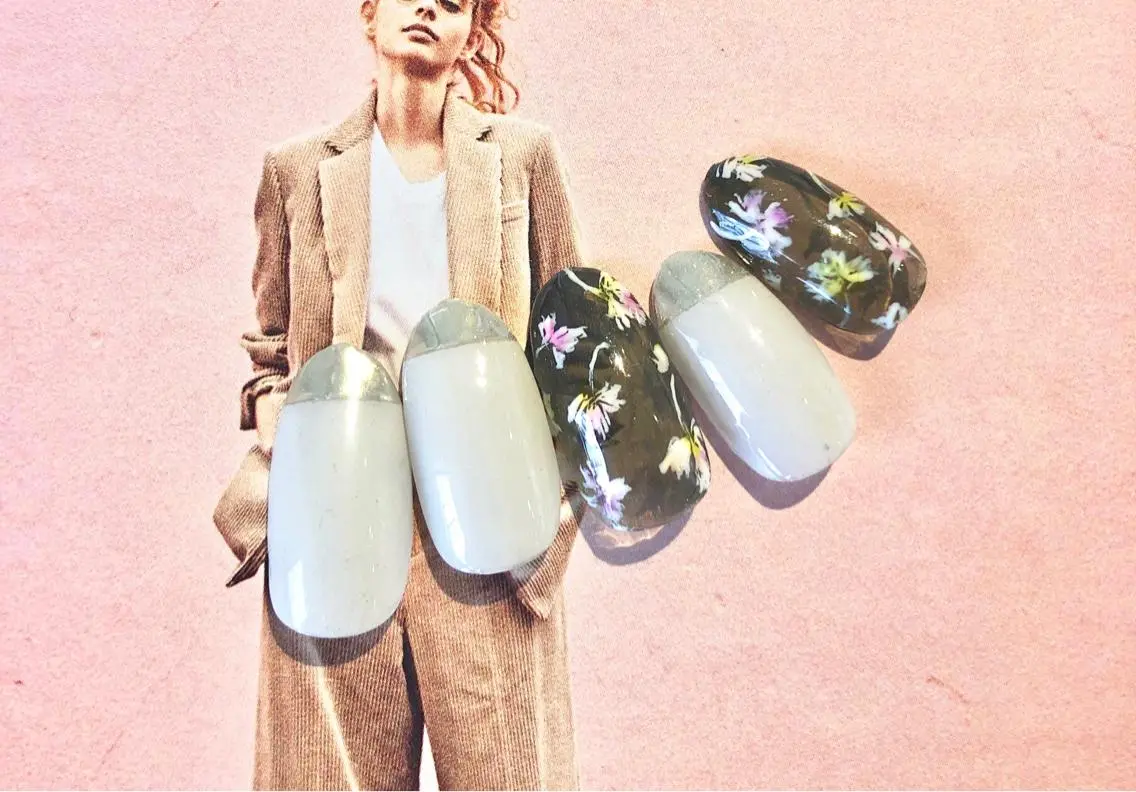ネイル フラワーネイル TRAM-nail moriizumiのネイルデザイン