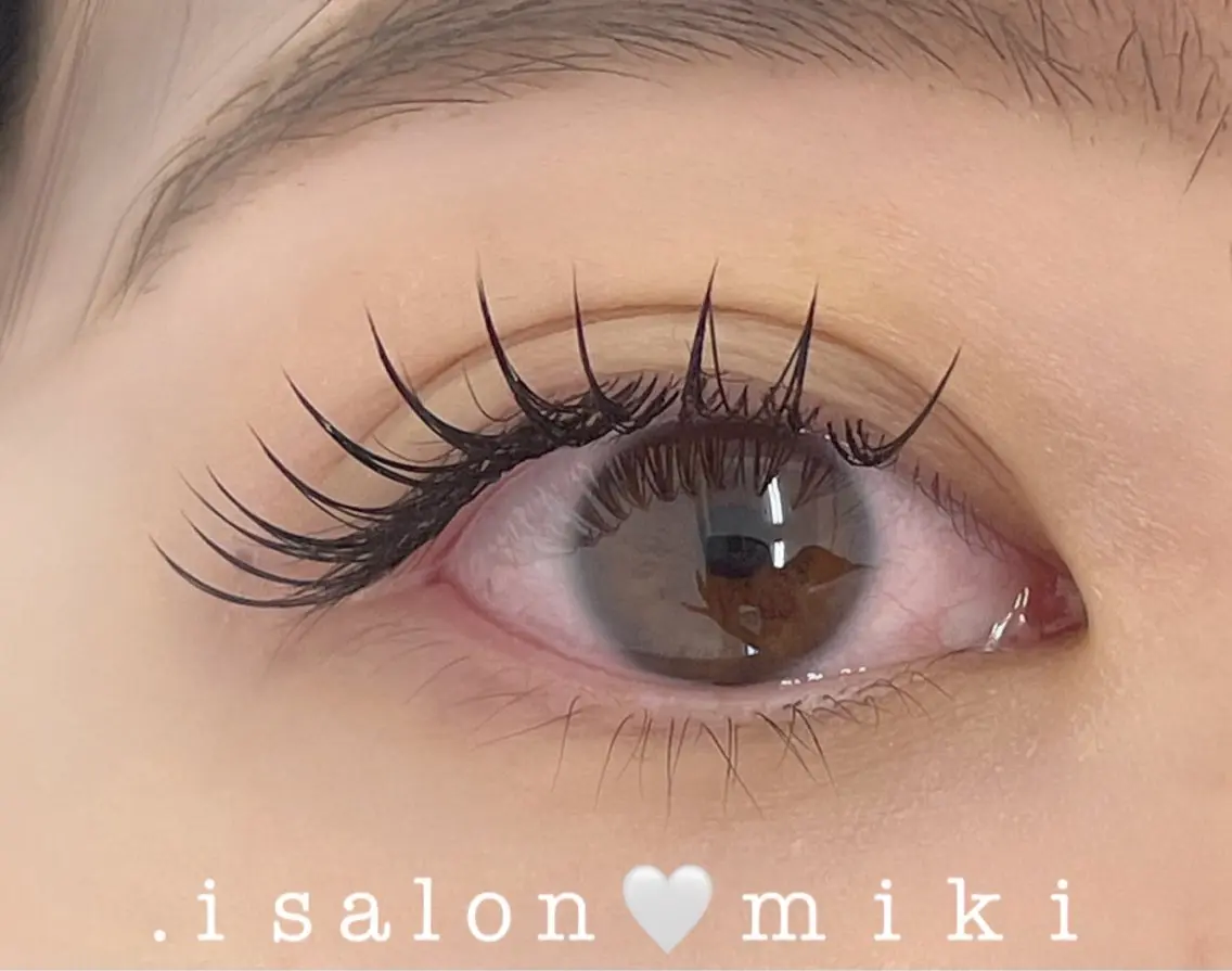マツエク・マツパ Cカール キュート マツエク .i salon🤍 m i k iのマツエク・マツパデザイン