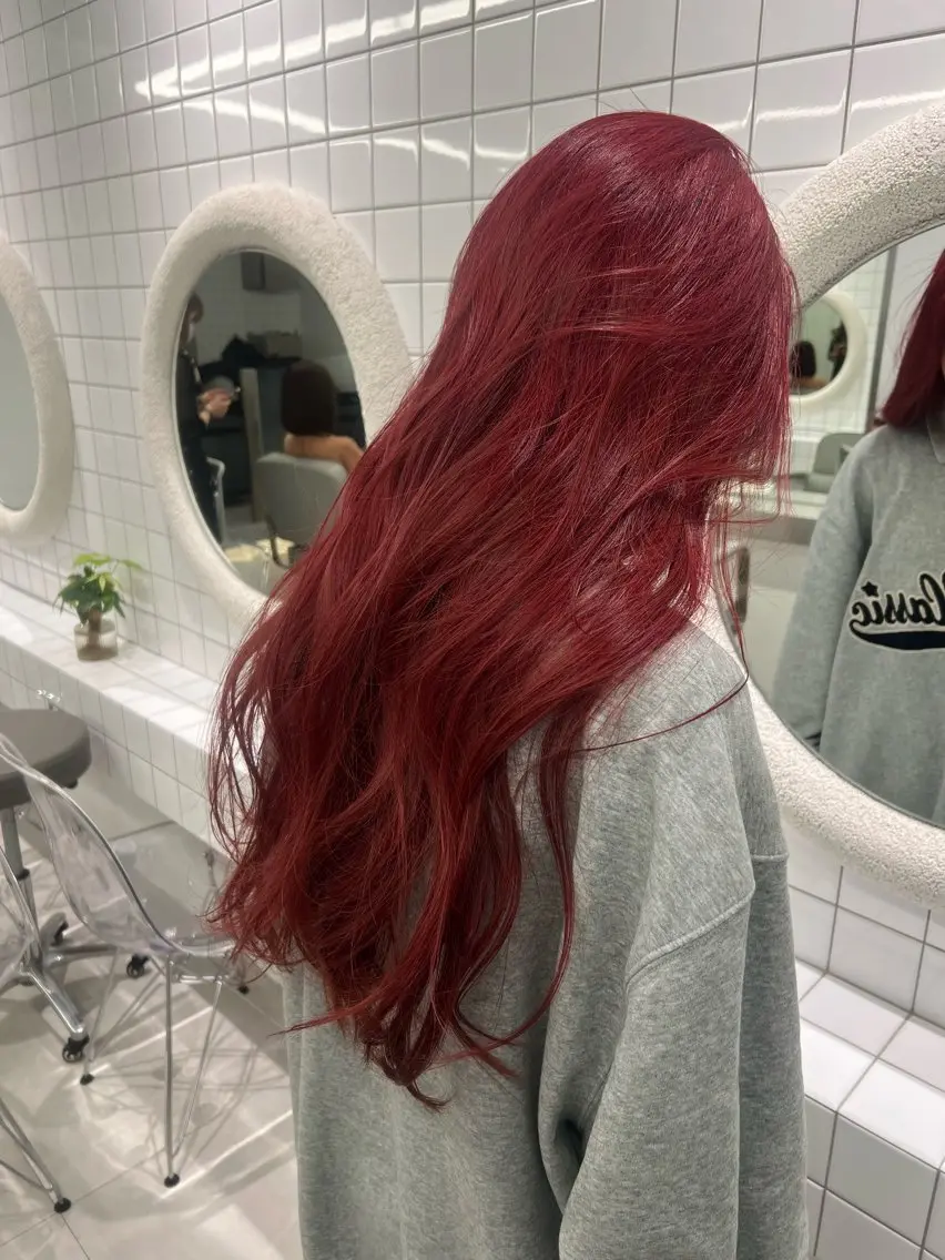 ロング ヘアカラー ふうか🧸 カラー2500円🎀のヘアスタイル