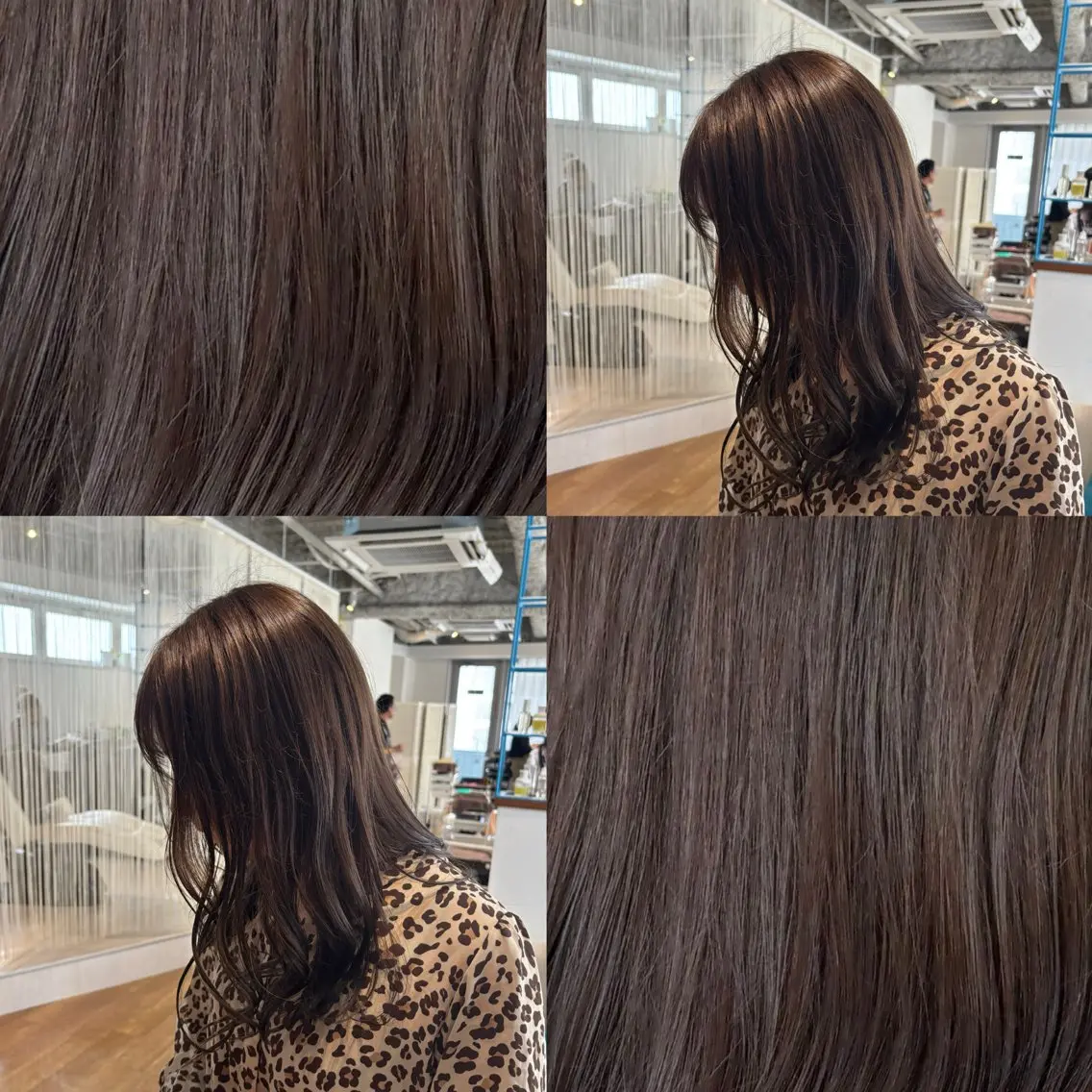 ロング カラー ベージュカラー 透明感カラー オリーブベージュ ヘアカラー トリートメント RINNO🌷透明感 カラー/髪質改善のヘアスタイル