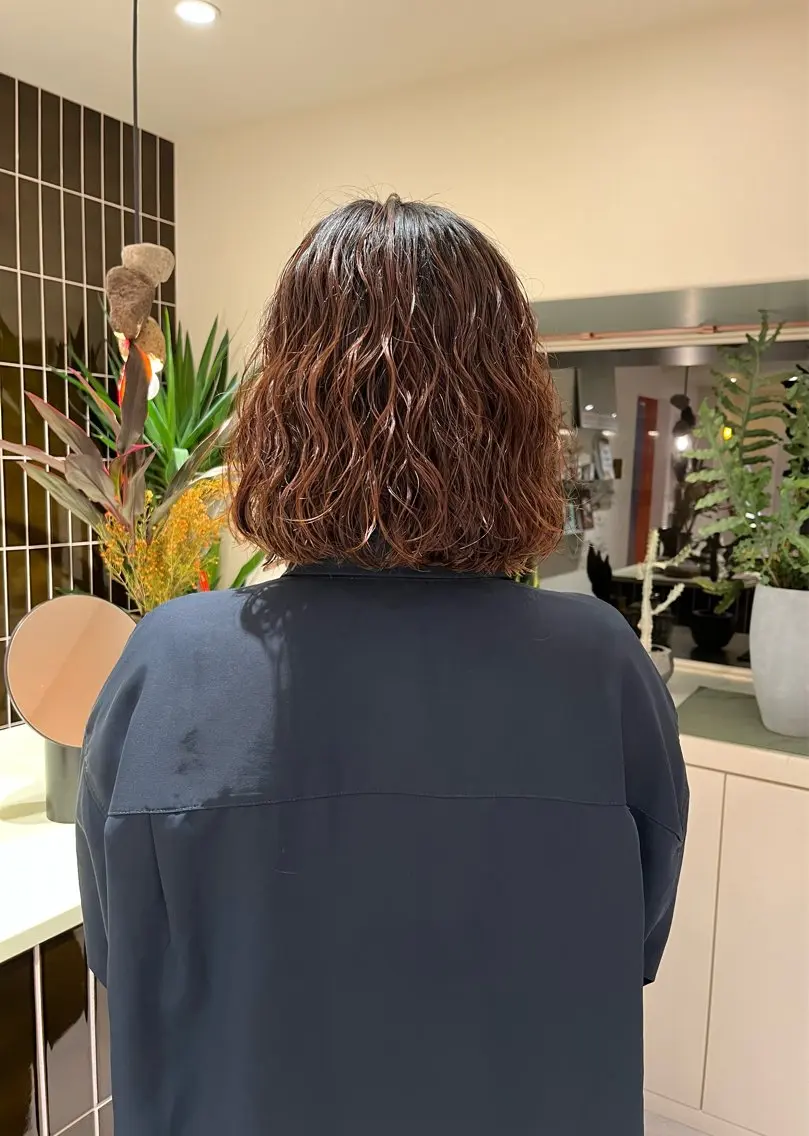 ショート パーマ ボブ ヘアセット🎀パーマ Tsubasaのヘアスタイル