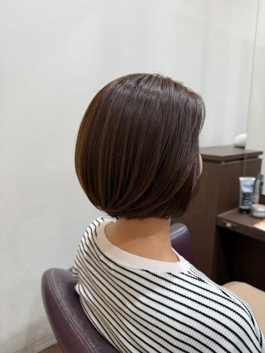 ショート ショートボブ ボブ レイヤーカット ショートヘア カット 仲井 充のヘアスタイル