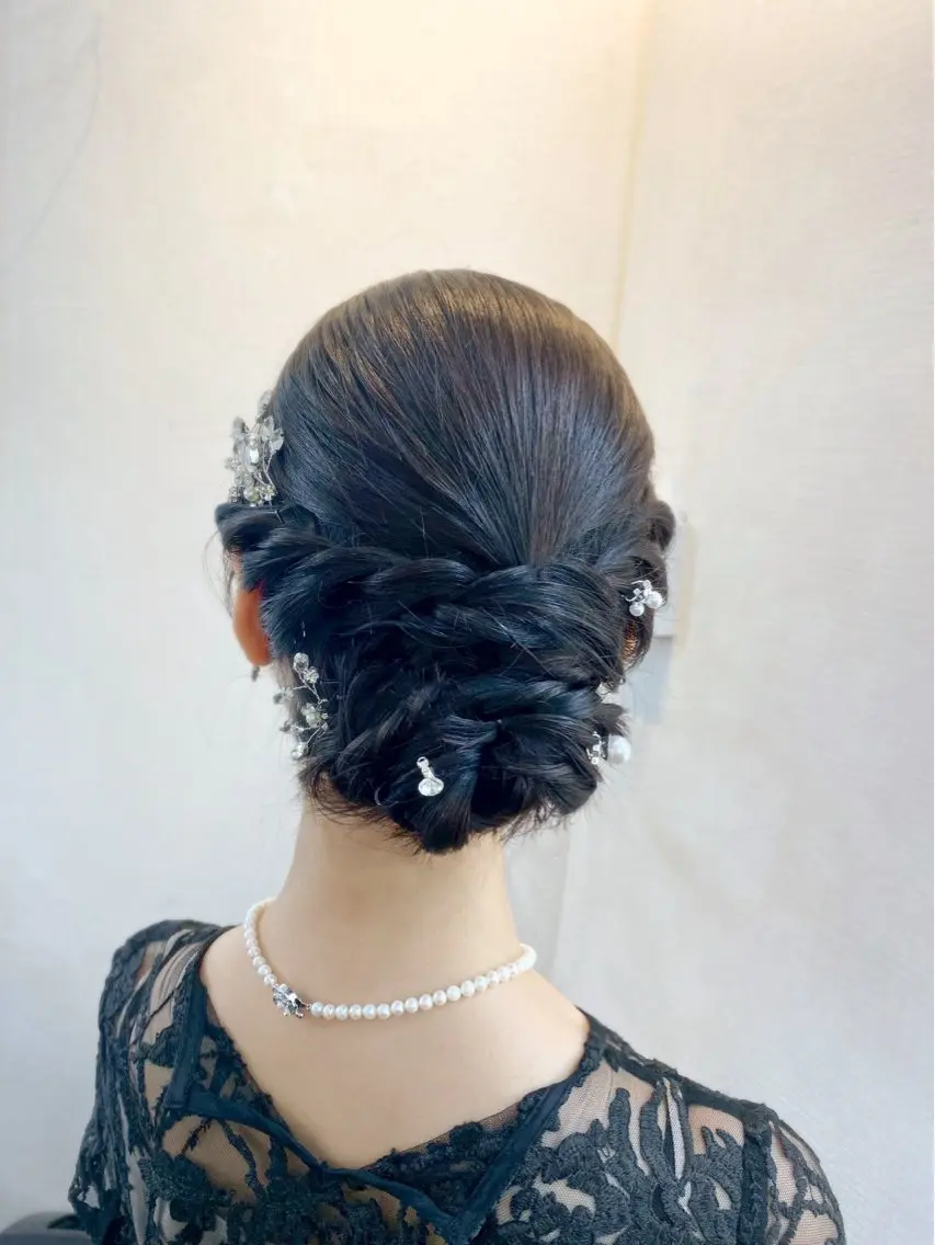 ヘアアレンジ ヘアセット hair make もりした ゆうのヘアスタイル