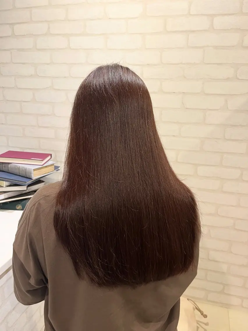 カラー ブラウンカラー カット ヘアカラー 阿部 うららのマツエク・マツパデザイン