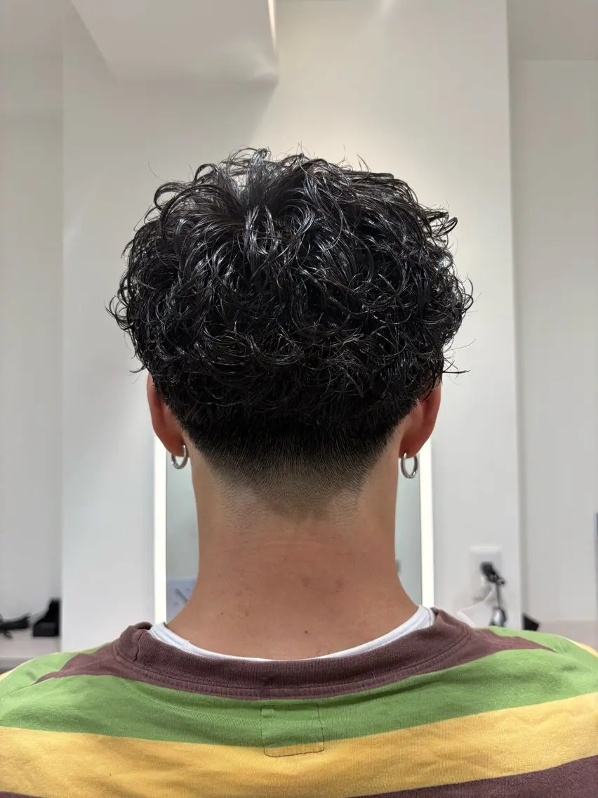パーマ カット パーマ 深澤 知樹のヘアスタイル
