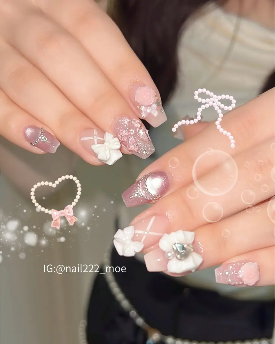 ネイル ハンドネイル ⟡.*222⋰˚☆ MöEのネイルデザイン