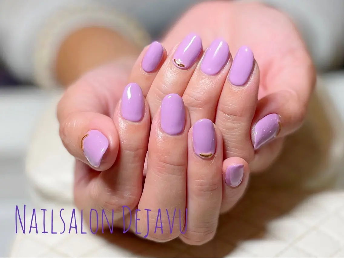 ネイル ワンカラーネイル ハンドネイル Nail salon Dejavu 🌿のネイルデザイン