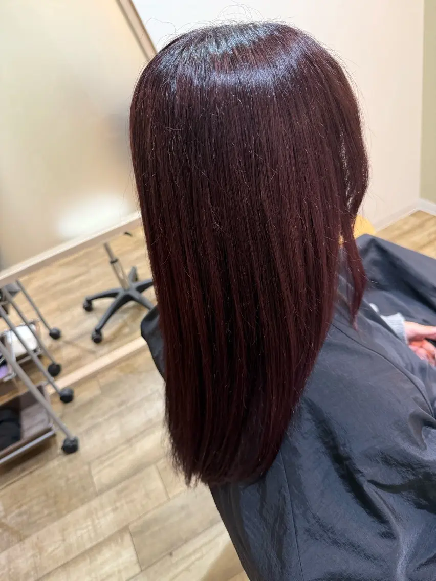 ロング ヘアカラー rocca糸島店 リサのヘアスタイル