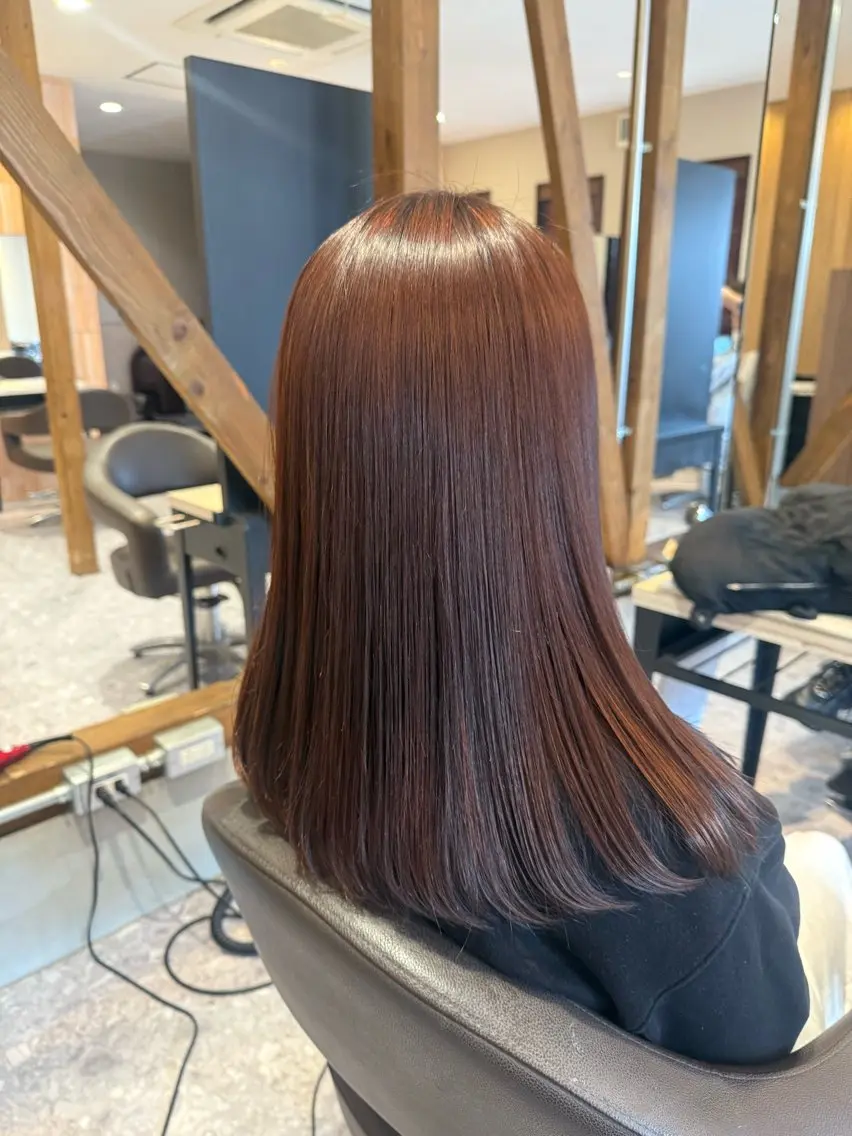 ロング カット ヘアカラー 佐藤 凜華のヘアスタイル