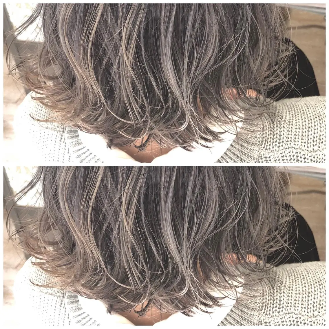 ミディアム カラー cherir髪質改善 パーソナルカラー診断のヘアスタイル