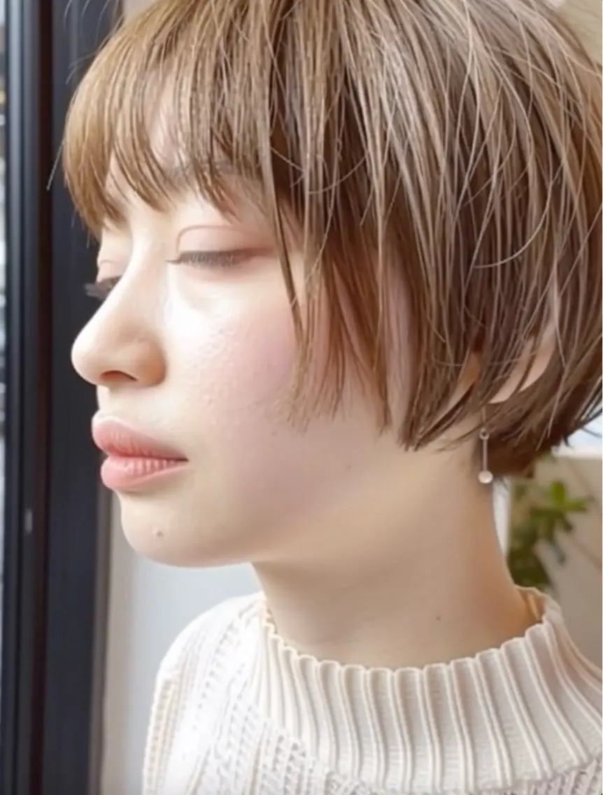 ショート イノウエ アイ KNACK 阿倍野のヘアスタイル